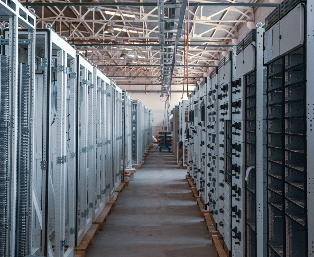 a server room full of working servers