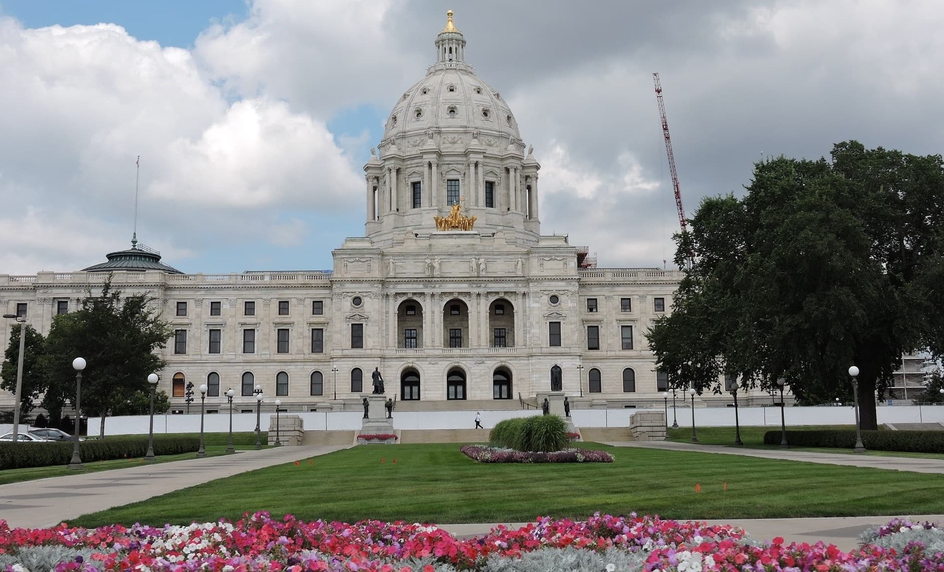 the Minnesota capital building