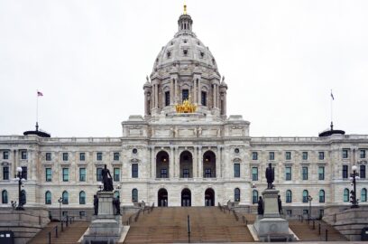 the Minnesota capital building