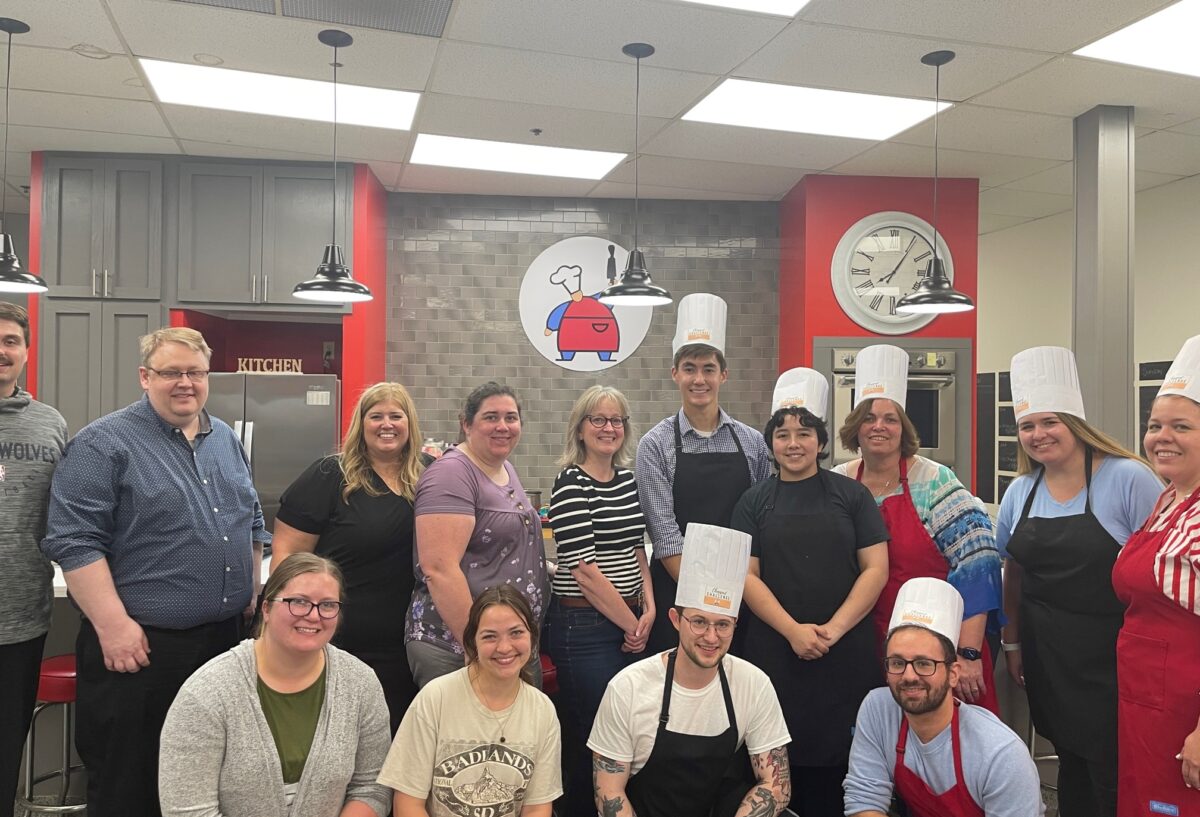 BGM team members at a company cooking outing