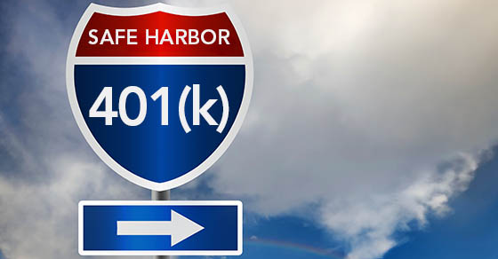 Red and blue road sign with retirement and 401K word, 3d rendering