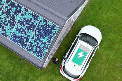 Solar, Panel, Electric, Car, Charge