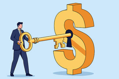 Key, dollar sign, key hole, unlock