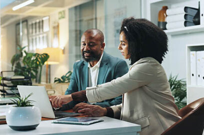 Laptop,,Business,People,And,Team,Planning,In,Office,For,Insurance,