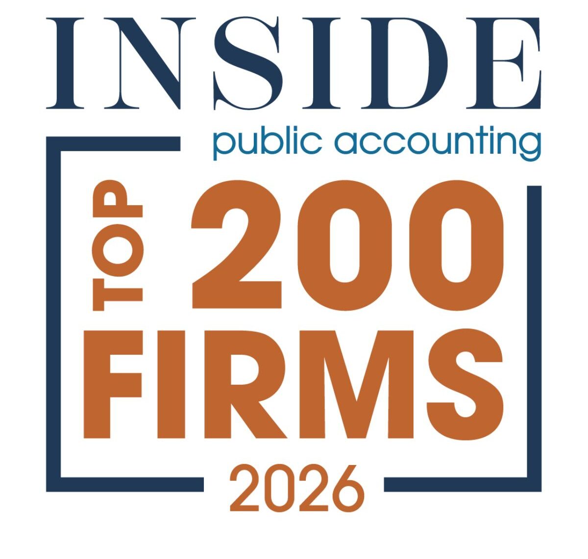 INSIDE public accounting, logo, 2026, Top 200 Firms