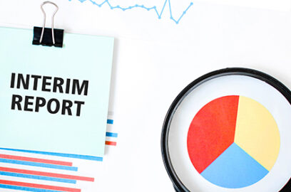 Data sheets and charts, Sticky note, clipped to report, text: Interim, Report
